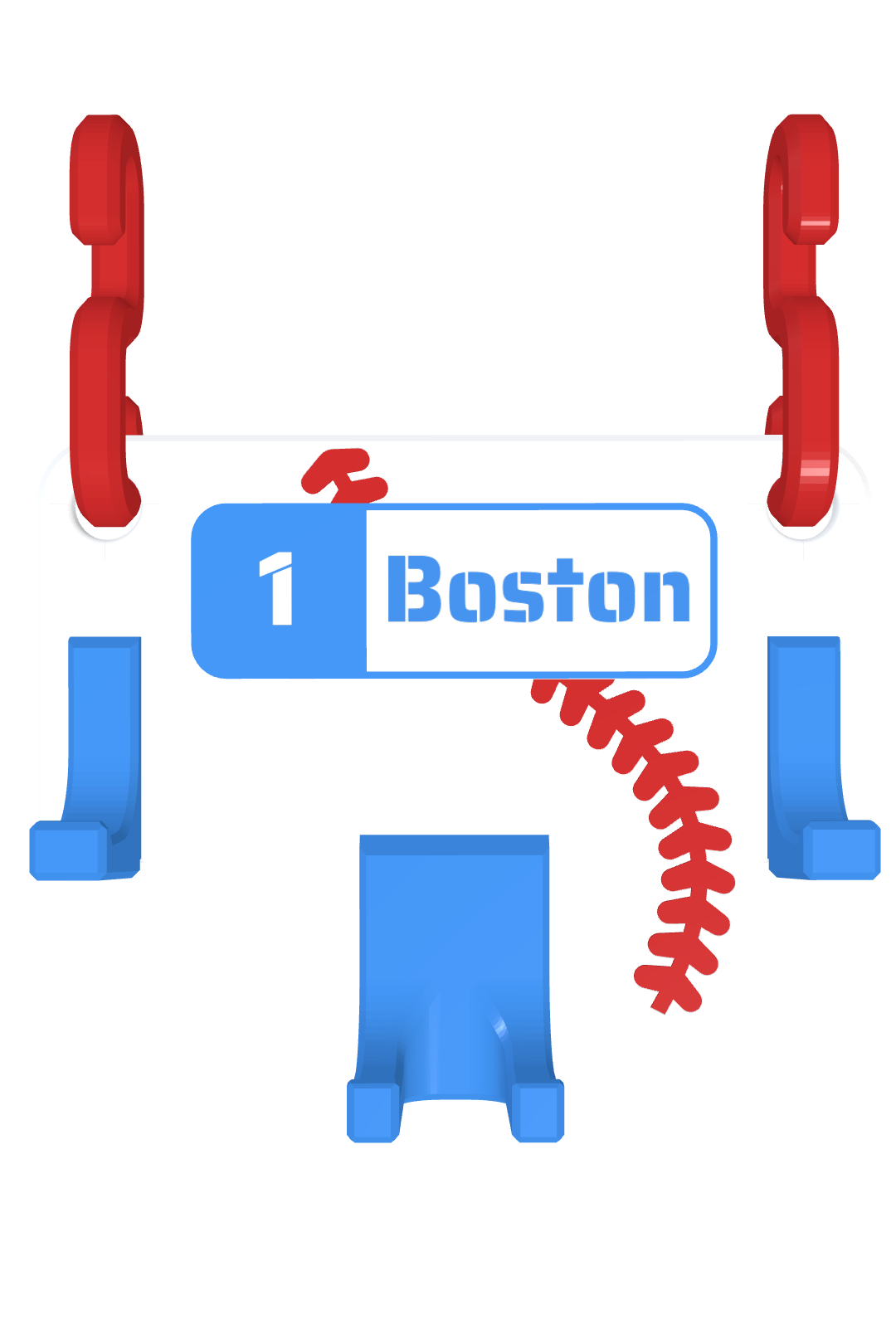 The The All-American Duggie custom dugout organizer